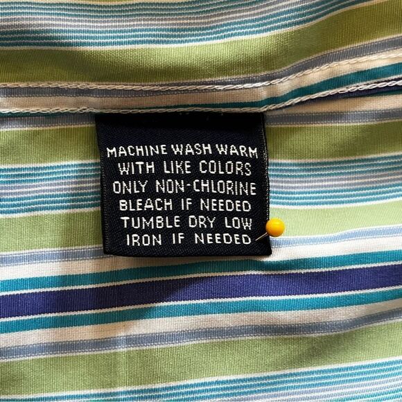 Faconnable Mens Casual Button Down Shirt Cotton Long Sleeve - Picture 3 of 5